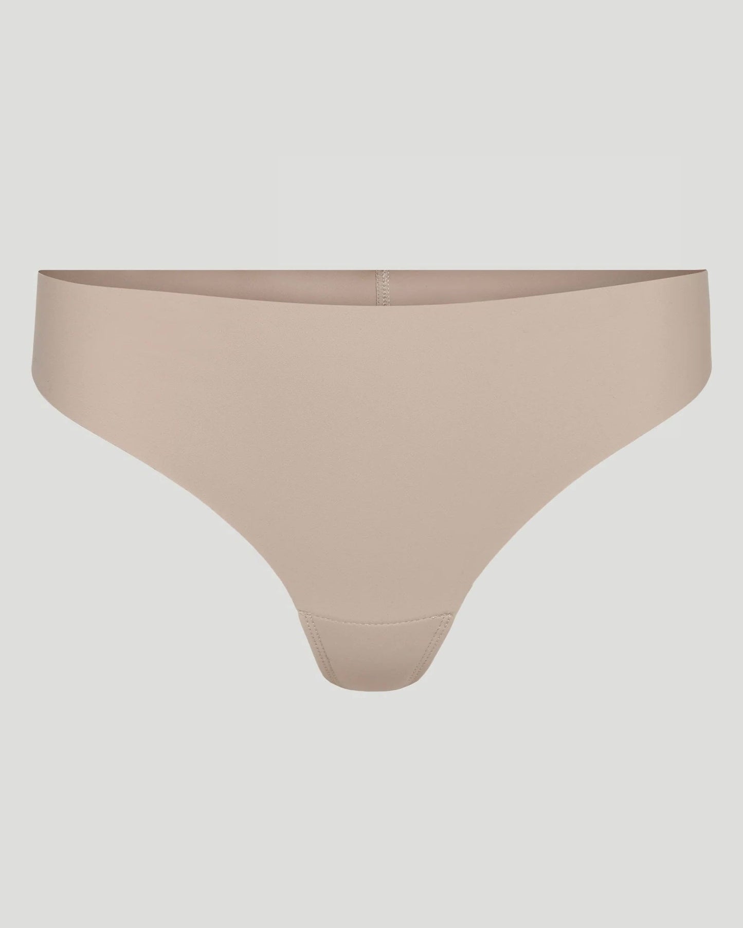Culotte Nuvy anti-cameltoe beige vue de face (produit à plat)