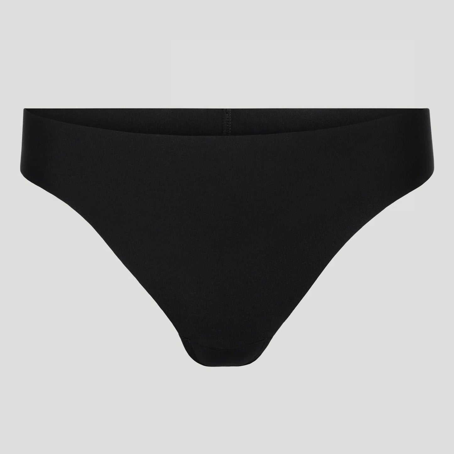 Culotte Nuvy anti-cameltoe noire vue de face (produit à plat)