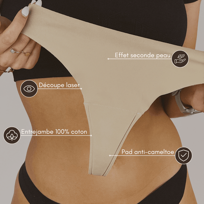 Tanga anti - cameltoe - NUVY